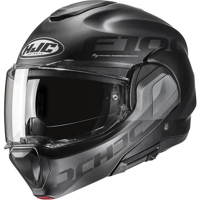 HJC Casque Modulable F100 HETAL pour Moto Touring et Trajets Urbains