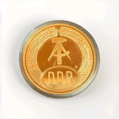 DDR Medaille - Münze - 1975 Hundert Mark - Karl Marx - Vergoldet - Bild 1 von 2