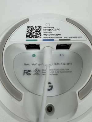 Google Wifi Mesh Router AC1200 (GJ2CQ)   Used   Complete   White Clean - Tested 