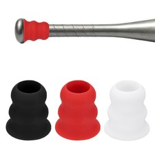 Silicone Bat Taper Bat Knob Taper Softball Grip Non-slip & White/Black/Red