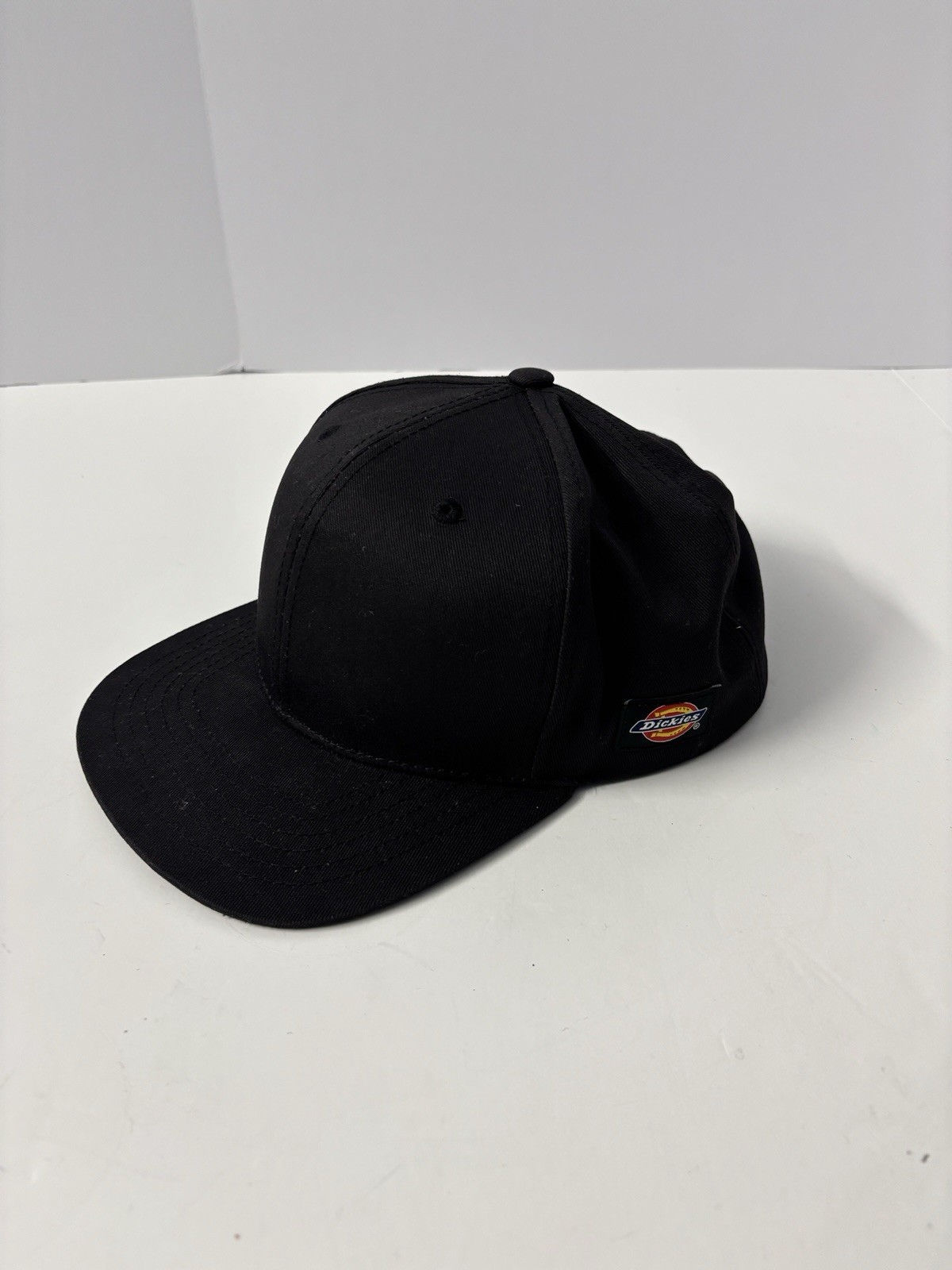 Dickies Flat Brim One Color Solid Snapback Hat Ca… - image 1