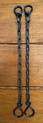 NICE PRETTY #4 Cowboy VAQUERO HANDMADE Bridle Bit 12'' BLACK LINK REIN CHAINS