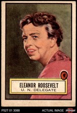 1952 Topps Look 'N See #43 Eleanor Roosevelt 4 - VG/EX
