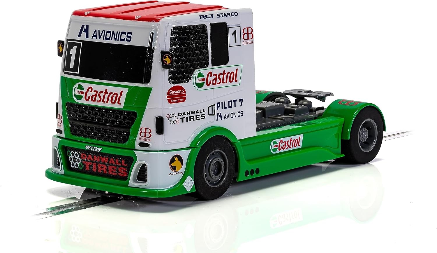 Scalextric Cars C4156 Racing Truck - Castrol Racing Slot Cars, 1:32 Scale | Toy Slot Car for use with Race Tracks and Set, Small Kids Gift Ideas for Boy/Girl Ages 5+, Scalextric Accessories - Image 4