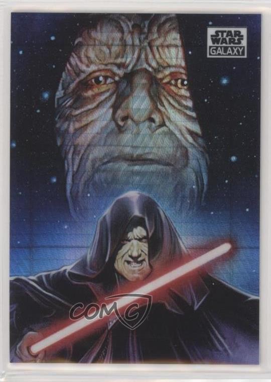 2021 Topps Chrome Star Wars Galaxy Prism Refractor 46/75 Darth Sidious #37 1j8