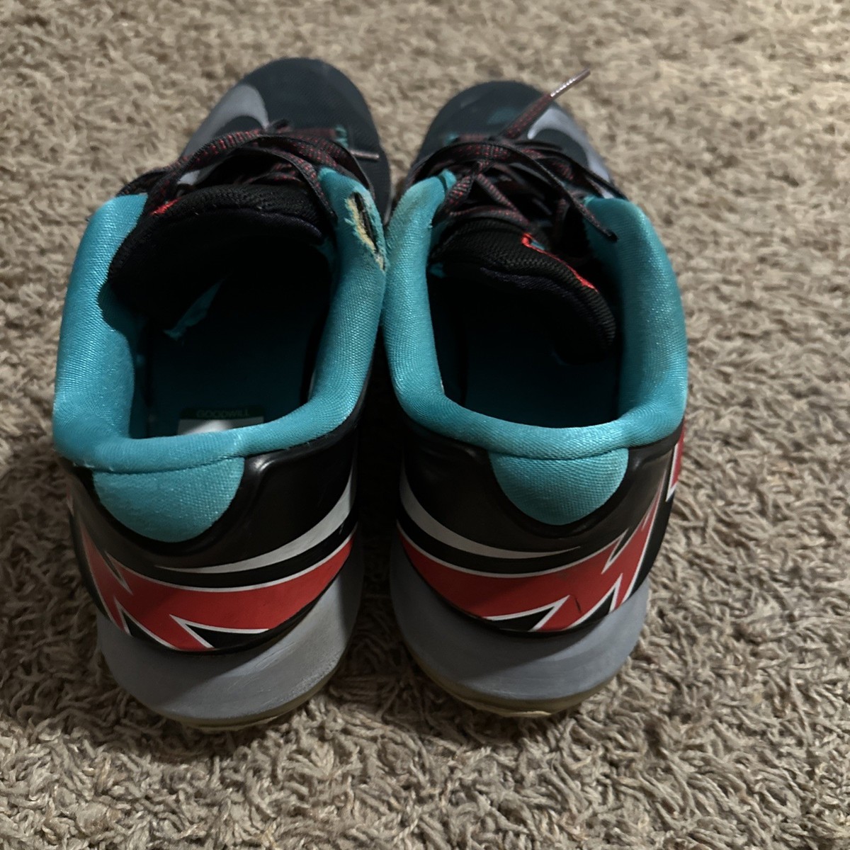 Nike Kevin Durant KD 7 Thunder Bolt Mens Shoes Sneakers Size 