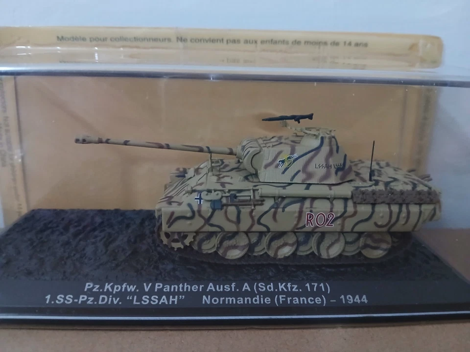 MODELLINO CARRO ARMATO V PANTHER FRANCE 1944 - Immagine 2 di 4