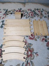 Brio Wooden Turns, Straight, Trestle Block Vintage