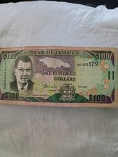 2002 JAMAICA 100 DOLLAR NOTE
