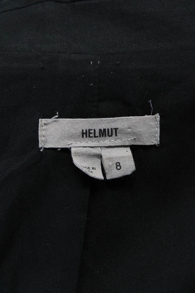 Chaqueta para mujer Helmut cuello en V manga larga forrada con un botón negra talla 8 Foto 4 de 4