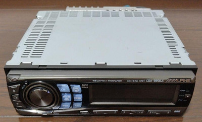 ALPINE CDA-9856Ji 1DIN CD Head Unit Car Stereo FM/AM MP3 iPod Rare Japan Used