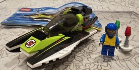 LEGO CITY Race Boat 60114 99-100% Complete