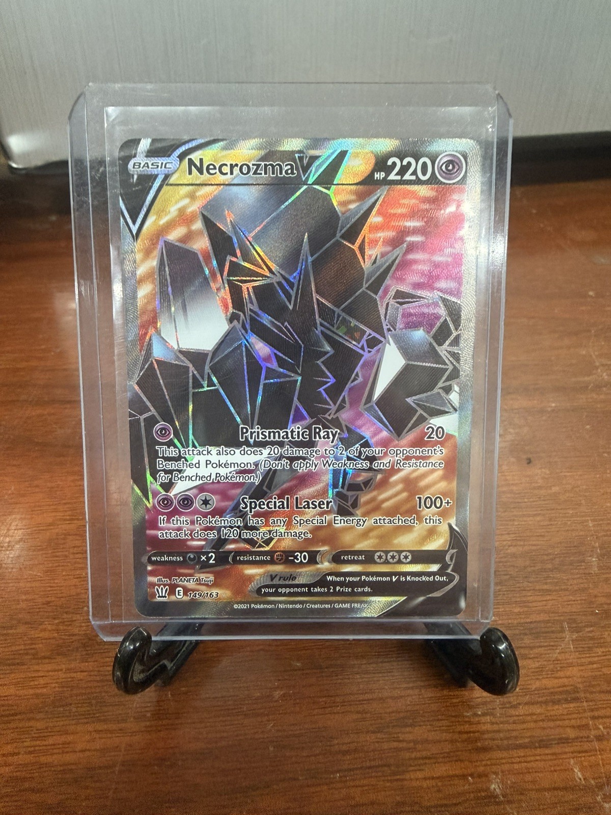 Necrozma V 149/163 Battle Styles NM Full Art Ultra Rare Pokemon Card NM