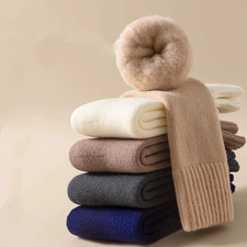 Men Wool Crew Heavy Thick Warm Thermal Boot Sport Work Duty Winter Socks 5 Pairs