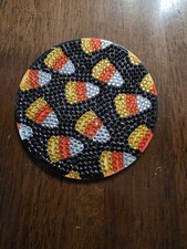 Halloween Themed Diamond Art Coaster Set