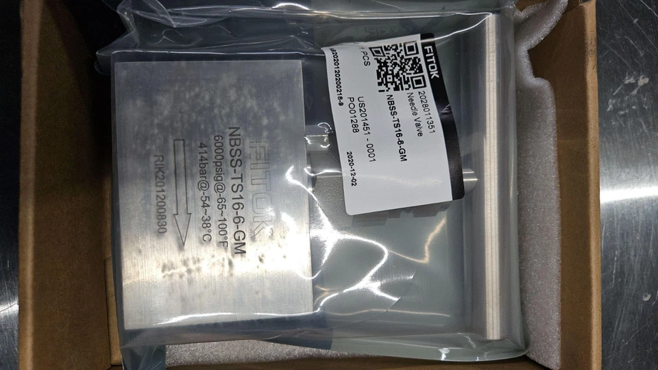 Игольчатый клапан Fitok NBSS-TS16-6-GM 6000 фунтов на квадратный дюйм - Изображение 2 из 4