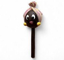 Vintage Hand Painted Maraca Noise Maker Rattle Wooden