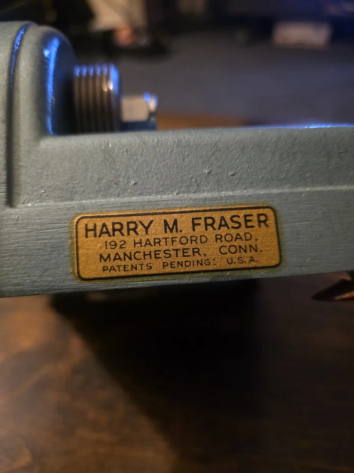 Cortadora de tiras portátil vintage Bliss para alfombras, Harry M. Frasier EE. UU. Foto 3 de 4