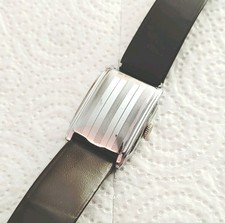 Orologio uomo art deco con coperchio protettivo sopra vetro anni 30/40