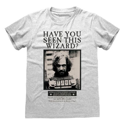 Harry Potter Sirius Black Poster Grey T-Shirt L T-Shirt in Größe L