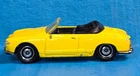 Matchbox Superfast 1969 Karmann Ghia Convertible - Yellow Diecast - Vintage Toy