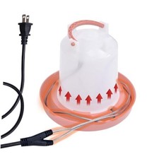 Chicken Water Heated Cord Pack, 39W Chickens Water Heater for Winter, Freeze 1