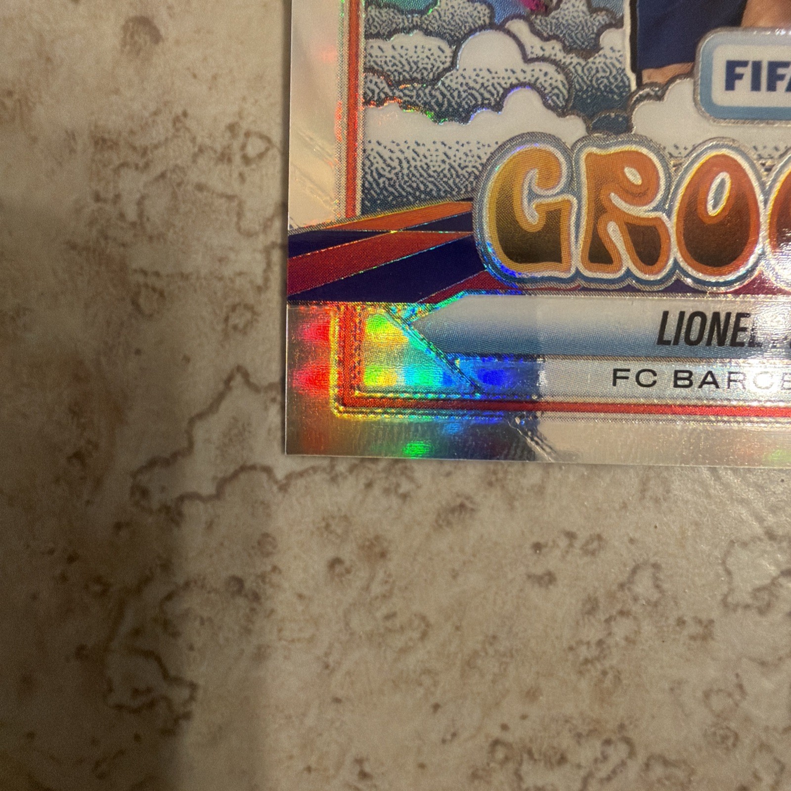 2025-26 Panini Prizm FIFA Lionel Messi Groovy #19 Barcelona Case Hit view 6