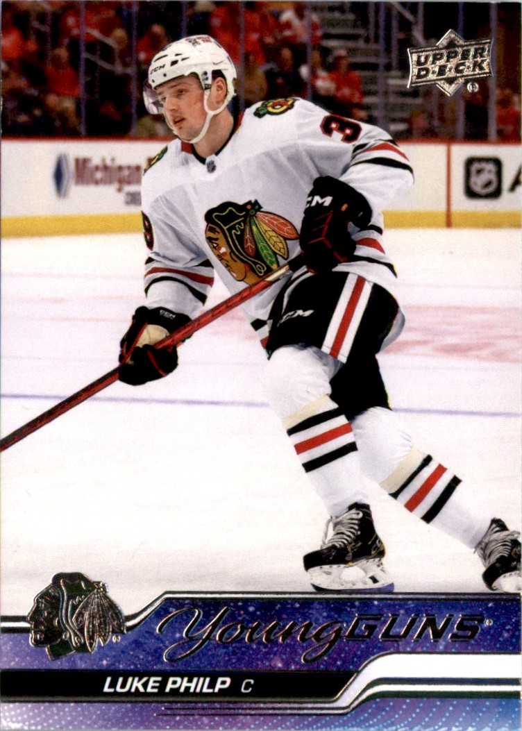 Luke Philp 2023-24 Upper Deck Young Guns RC #467 Chicago Blackhawks