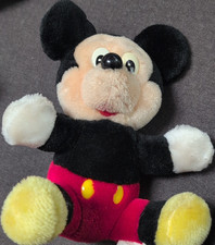 Disney Store Mickey Mouse Plush Toy Black Red Yellow