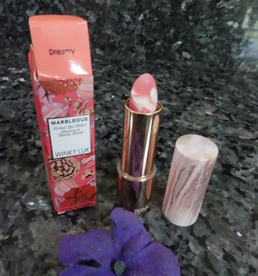 Winky lux marbleous tinted lip balm new in box .11oz select your shade