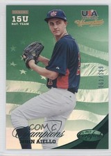 2013 USA Baseball Champions Certified National Team Mirror Green John Aiello 0a7