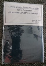 Luxury Queen Size Pillow Case Set 20x30 Inch, 100 Polyester