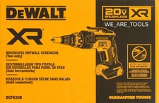 DEWALT DCF630B 20V XR Brushless Drywall Screwgun Tool Only