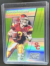 2016 Panini Prizm Collegiate Draft Picks Carson Palmer Prizm Green #/5 Trojans