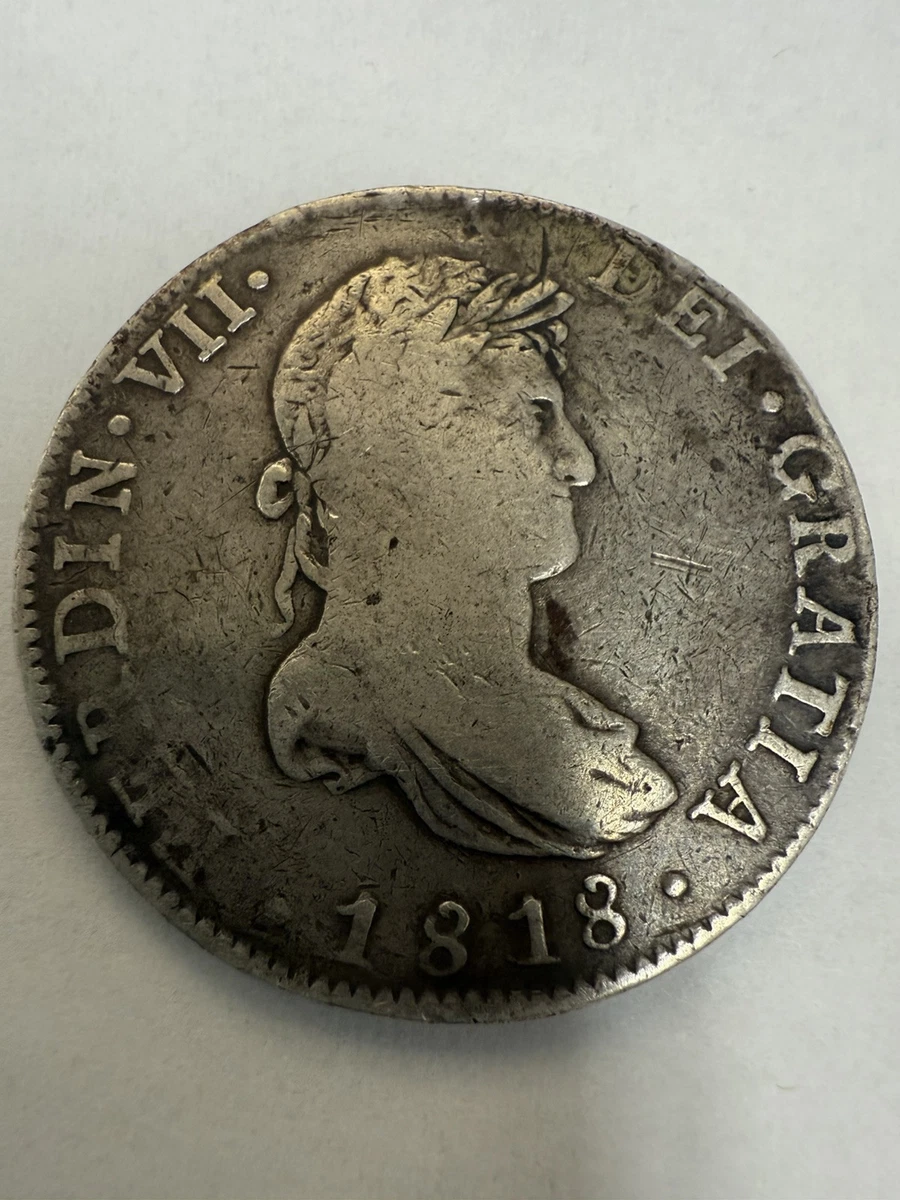 8 Reales 1818 Year Colonial Mexico Coins (Pre - 1821) for sale | eBay