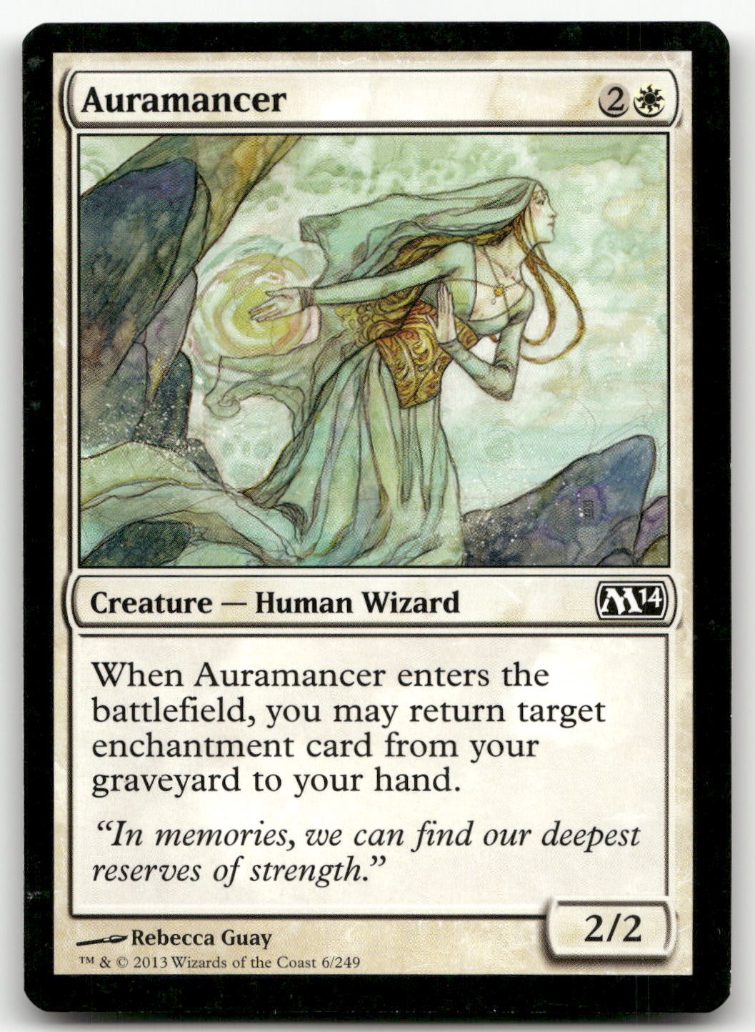 Auramancer #6 (NM) Magic 2014 M14 Magic MTG