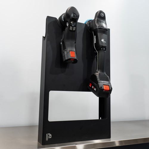 Poka Premium Lite Wall Mount Polisher Holder | Holds 2 to 4 Machines
