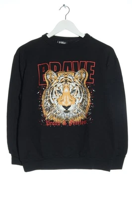 PRETTY BODY Sweatshirt Dames Sweat T EU 36 noir style décontracté - Photo 1/4