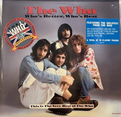 The Who, Who's Better, Who's Best;  2xLP Set. w/Hype Stickers (MCA2-8031) Promo