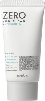 rom&nd Zero Sun Clean 01 Fresh SPF50+ PA++++ Sunscreen 50ml New in Box