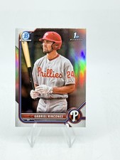 2022 Bowman Draft Gabriel Rincones #BDC-142 Prospect Chrome Refractor Phillies