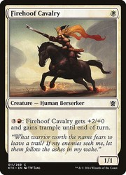 Firehoof Cavalry (011/269) - Khans of Tarkir - Common