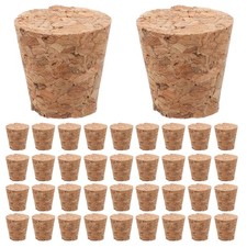 Tapones de boticario para botellas de aromaterapia de corcho de 50 piezas