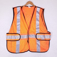 3M Scotchlite Safety Vest High Visibility Orange L XL Reflective ANSI Class 2