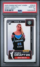 Hailey Van Lith ROOKIE #DN10 2025 Panini Instant Wnba Draft Night PSA 10 Gem Mnt