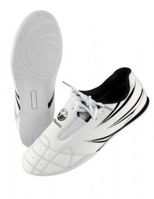 Tokaido Karate Kinder Kampfsport Schuhe Gr. 32 Weiß Schwarz NEU