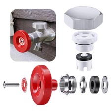 Ceoighe Outdoor Faucet Repair Kit, ASSE 1019-A Metal Vacuum Breaker Silver