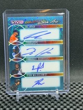 Ike Irish/Zyhir Hope/Rodriguez/Ryan Waldschmidt 2025 Leaf Vivid Quad Auto #5/10