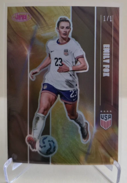 2025 PARKSIDE USWNT THERMAL EMILY FOX BASE GOLD #15 SER # 1/1