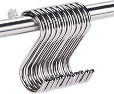 10 Hooks S Stainless Steel 304 6.8cm Hook Hanger Kitchen Bathroom Home Multipurpose